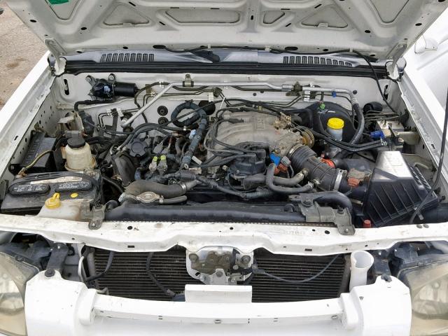 1N6ED29X72C374013 - 2002 NISSAN FRONTIER C WHITE photo 7