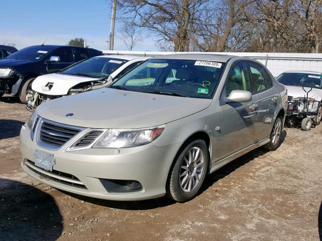 YS3FB49YX81124277 - 2008 SAAB 9-3 2.0T SILVER photo 2