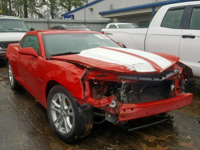 2G1FA1E31D9242381 - 2013 CHEVROLET CAMARO LS RED photo 1