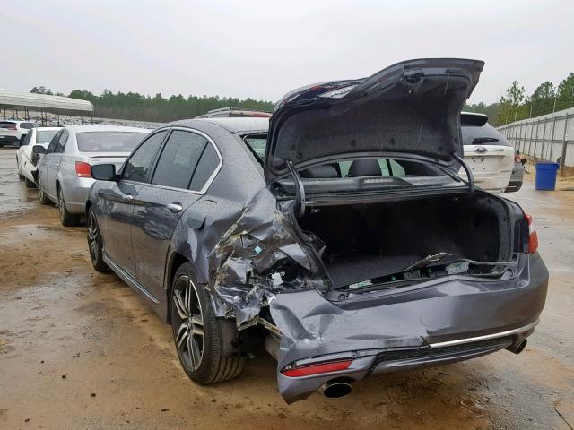 1HGCR2F54HA104113 - 2017 HONDA ACCORD SPO SILVER photo 3