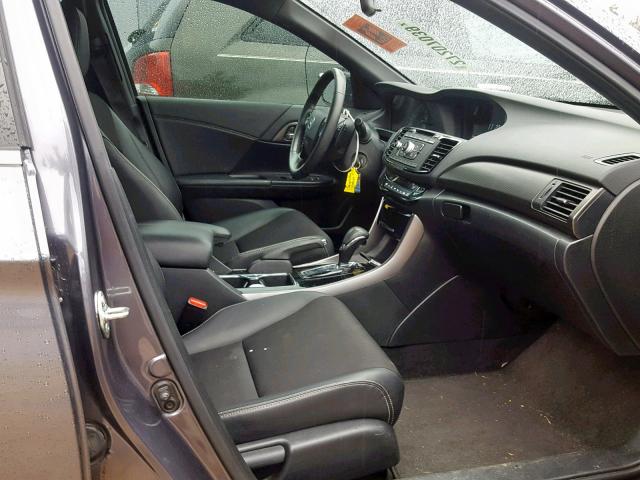 1HGCR2F54HA104113 - 2017 HONDA ACCORD SPO SILVER photo 5