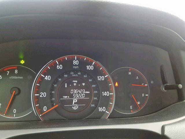 1HGCR2F54HA104113 - 2017 HONDA ACCORD SPO SILVER photo 8