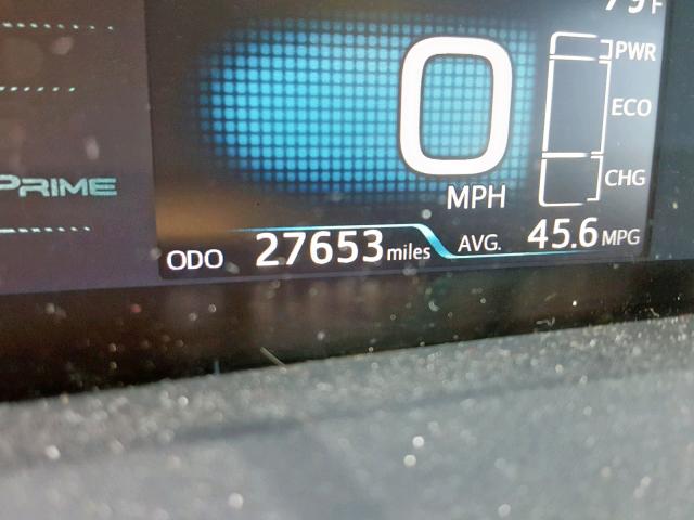 JTDKARFP9J3074547 - 2018 TOYOTA PRIUS PRIM 白色 照片 8