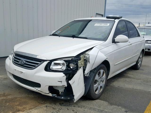 KNAFE121885546161 - 2008 KIA SPECTRA EX WHITE photo 2