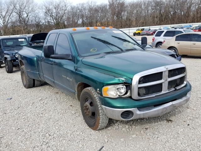 3D7MA48C83G861369 - 2003 DODGE RAM 3500 S GREEN photo 1