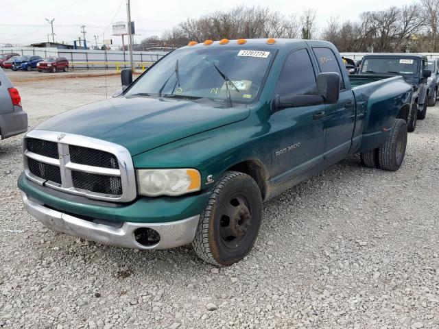 3D7MA48C83G861369 - 2003 DODGE RAM 3500 S GREEN photo 2