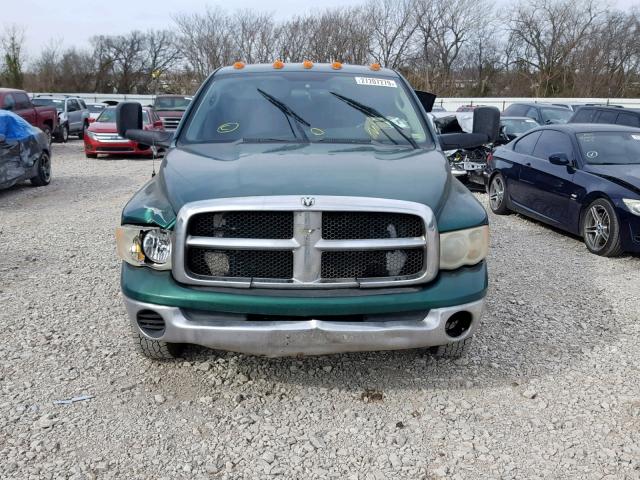 3D7MA48C83G861369 - 2003 DODGE RAM 3500 S GREEN photo 9