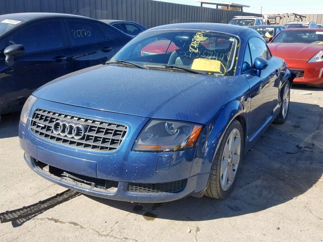 TRUWT28N931000340 - 2003 AUDI TT QUATTRO BLUE photo 2