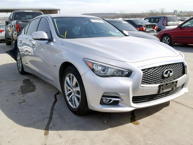 JN1BV7AP5FM332809 - 2015 INFINITI Q50 BASE SILVER photo 1