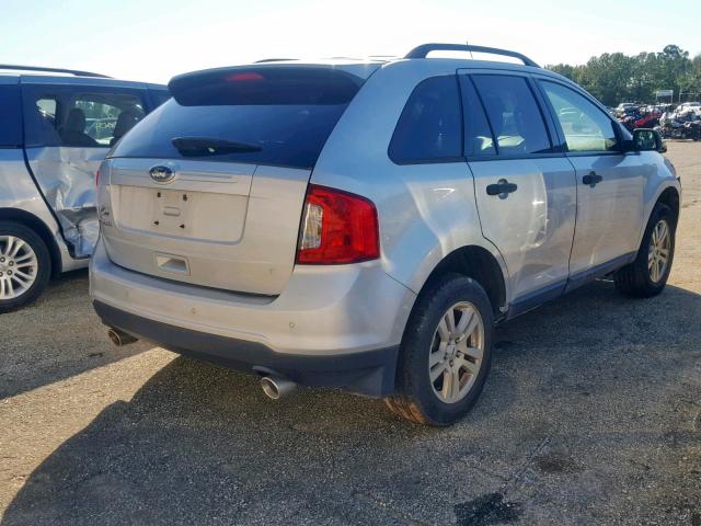 2FMDK3GC8CBA01554 - 2012 FORD EDGE SE SILVER photo 4