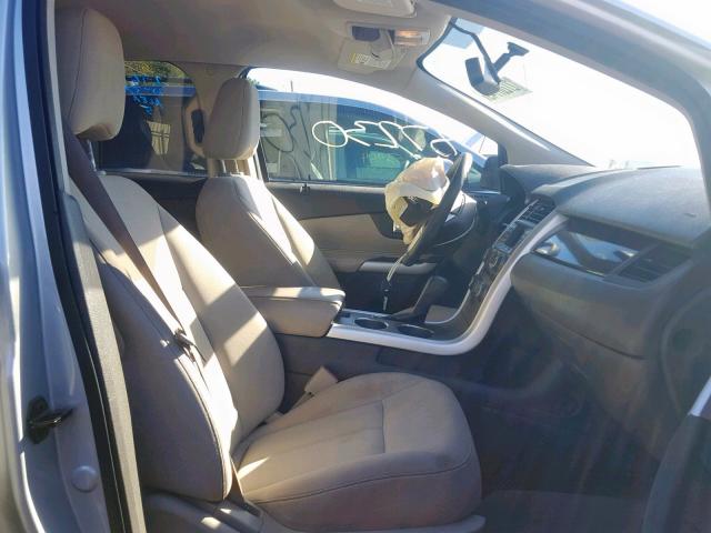 2FMDK3GC8CBA01554 - 2012 FORD EDGE SE SILVER photo 5