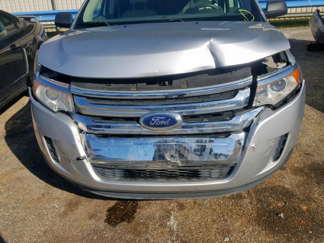 2FMDK3GC8CBA01554 - 2012 FORD EDGE SE SILVER photo 9