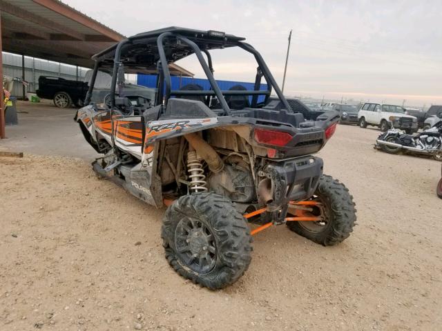 3NSVFE928JF935564 - 2018 POLARIS RZR XP 4 T ORANGE photo 3