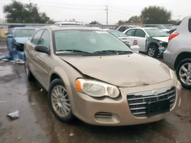 1C3AL56R44N412112 - 2004 CHRYSLER SEBRING LX TAN photo 1