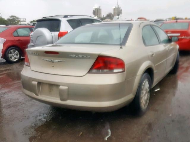 1C3AL56R44N412112 - 2004 CHRYSLER SEBRING LX TAN photo 4