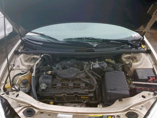 1C3AL56R44N412112 - 2004 CHRYSLER SEBRING LX TAN photo 7