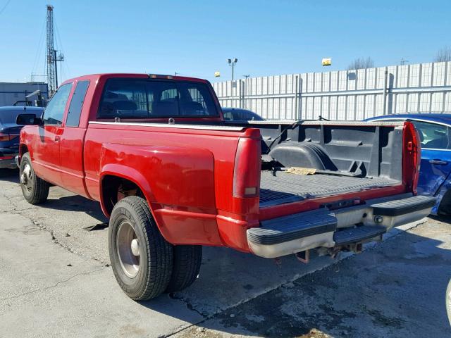 1GTHC39J9WF014217 - 1998 GMC SIERRA C35 RED photo 3