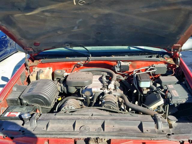 1GTHC39J9WF014217 - 1998 GMC SIERRA C35 RED photo 7