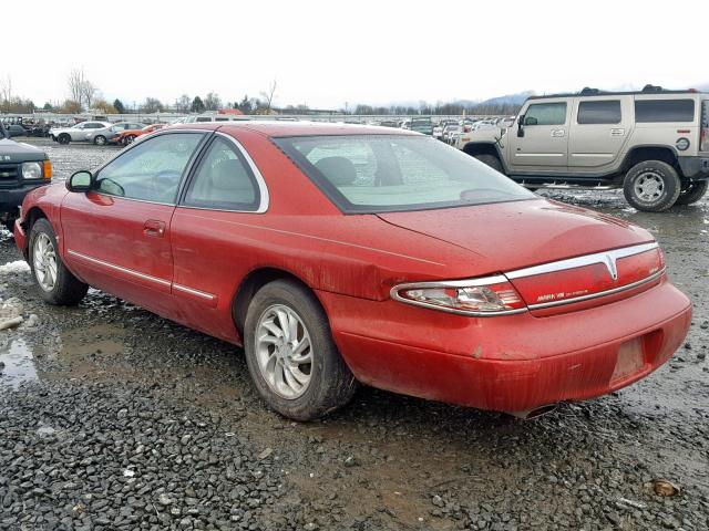 1LNFM91V5WY624962 - 1998 LINCOLN MARK VIII RED photo 3