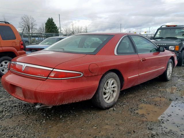 1LNFM91V5WY624962 - 1998 LINCOLN MARK VIII RED photo 4