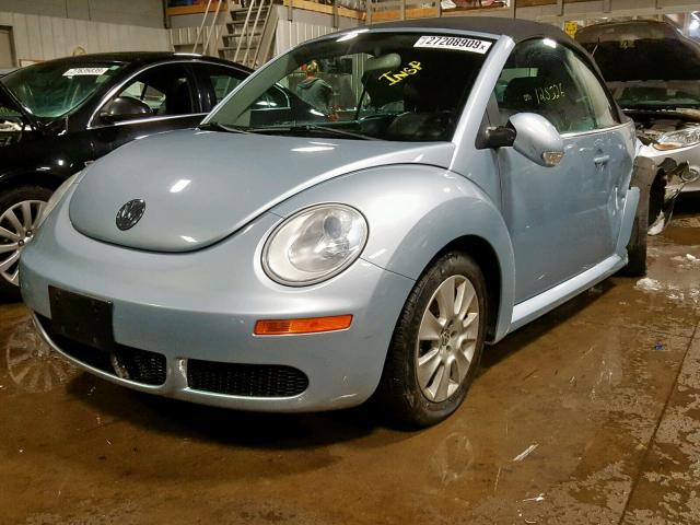 3VWRF31Y69M402429 - 2009 VOLKSWAGEN NEW BEETLE Mavi foto 2