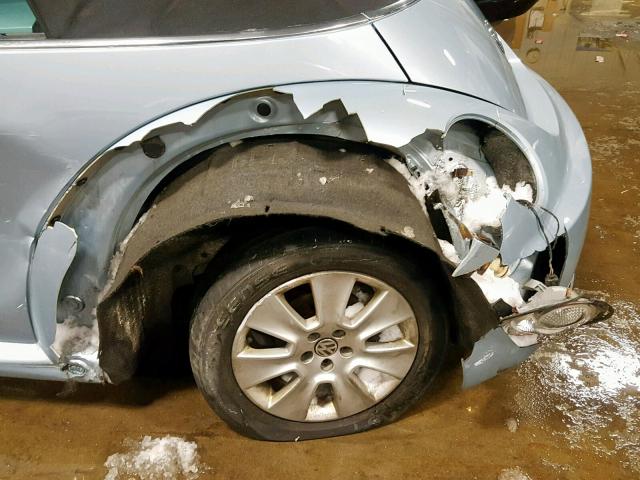 3VWRF31Y69M402429 - 2009 VOLKSWAGEN NEW BEETLE Mavi foto 9