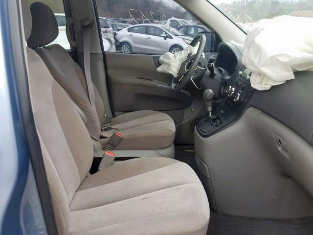 KNDMG4C72E6537857 - 2014 KIA SEDONA LX BLUE photo 5