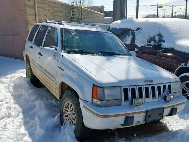 1J4GZ78Y8SC602051 - 1995 JEEP GRAND CHER WHITE photo 1