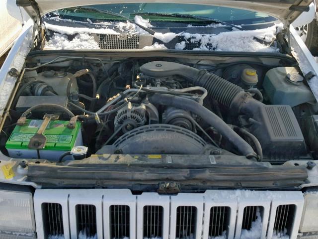 1J4GZ78Y8SC602051 - 1995 JEEP GRAND CHER WHITE photo 7