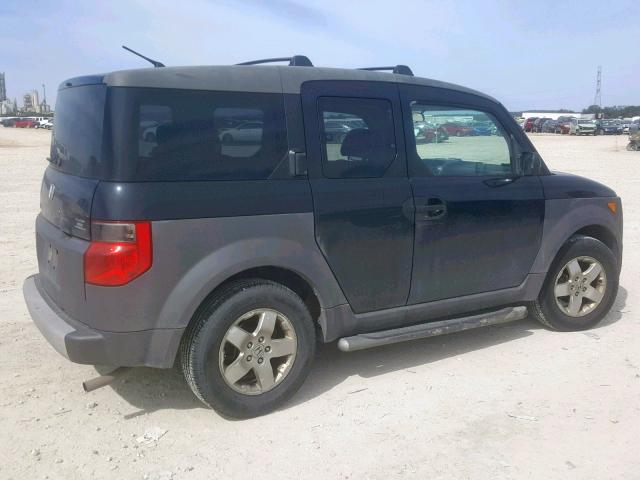 5J6YH28523L032937 - 2003 HONDA ELEMENT EX GRAY photo 4