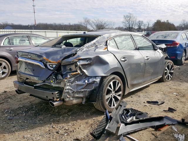 1N4AA6APXJC386819 - 2018 NISSAN MAXIMA 3.5 GRAY photo 4