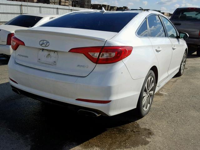 5NPE34AF1GH330864 - 2016 HYUNDAI SONATA SPO WHITE photo 4