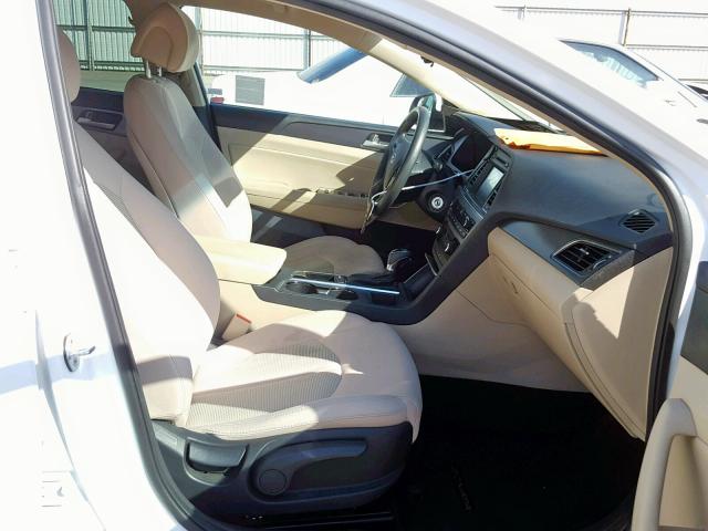 5NPE34AF1GH330864 - 2016 HYUNDAI SONATA SPO WHITE photo 5