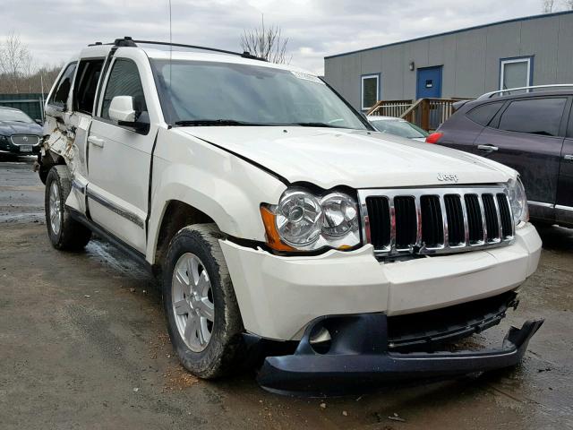 1J8HR58N78C162166 - 2008 JEEP GRAND CHER WHITE photo 1