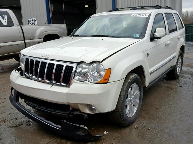 1J8HR58N78C162166 - 2008 JEEP GRAND CHER WHITE photo 2