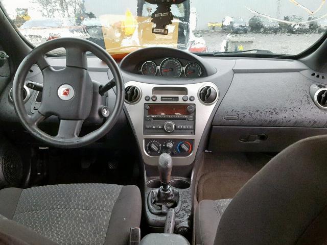 1G8AM15F27Z193103 - 2007 SATURN ION LEVEL GRAY photo 9