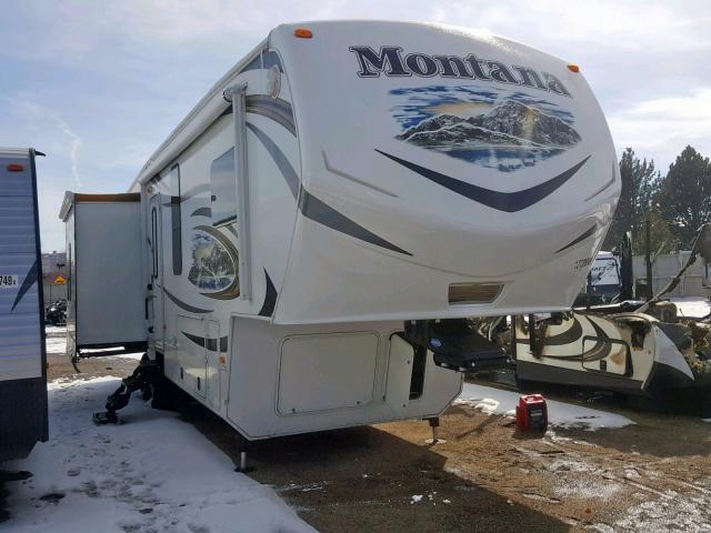 4YDF31024E4700366 - 2014 KEYSTONE MONTANA WHITE photo 1