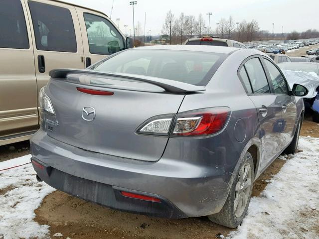 JM1BL1SF1A1161010 - 2010 MAZDA 3 I GRAY photo 4