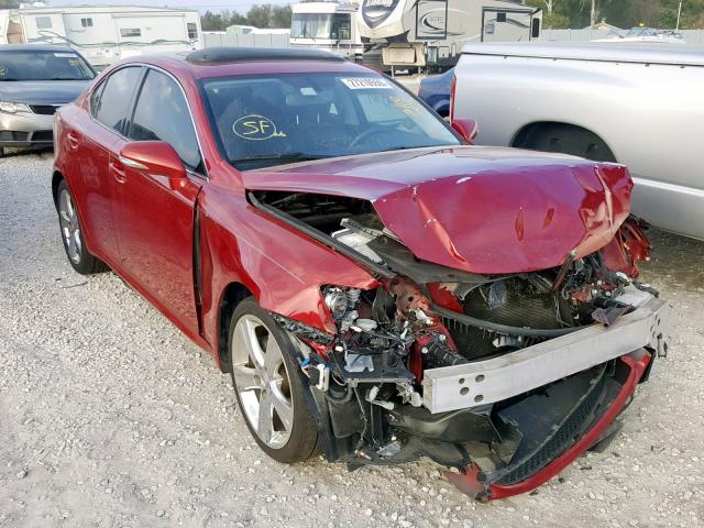 JTHBF5C21C5169712 - 2012 LEXUS IS 250 RED photo 1