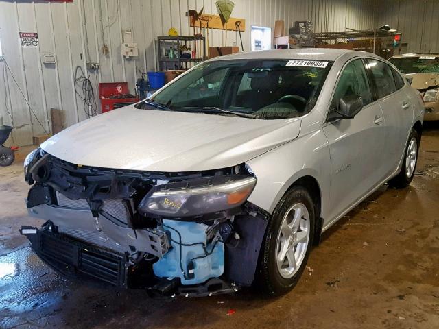 1G1ZB5ST4GF346896 - 2016 CHEVROLET MALIBU LS SILVER photo 2