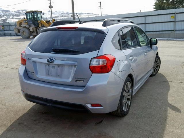 JF1GPAL68DH857325 - 2013 SUBARU IMPREZA SP SILVER photo 4