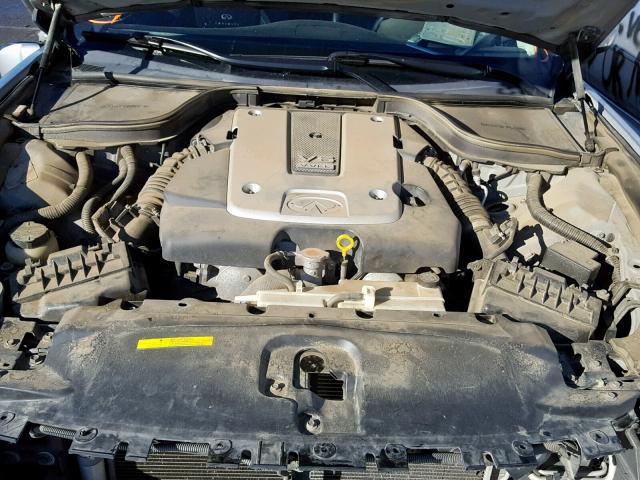 JNKCV64E88M102415 - 2008 INFINITI G37 BASE SILVER photo 7