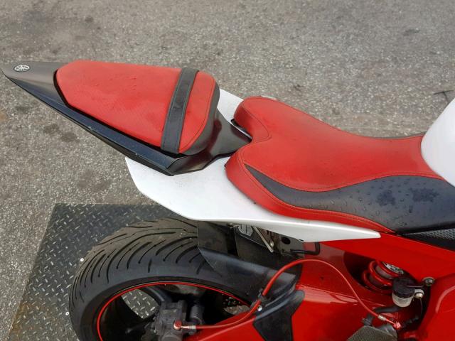 JYARJ16Y49A003400 - 2009 YAMAHA YZFR6 C RED photo 6