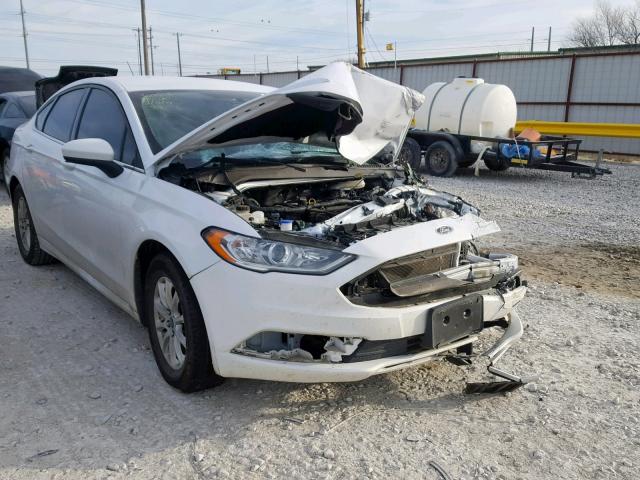 3FA6P0G78HR141084 - 2017 FORD FUSION S WHITE photo 1