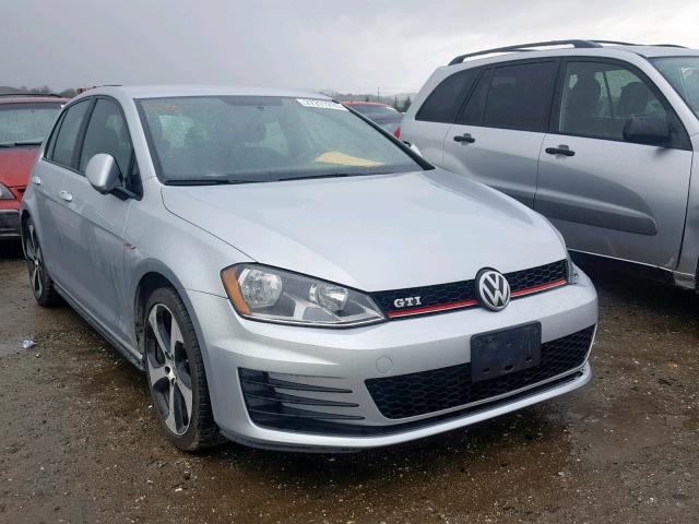 3VW5T7AU6GM034035 - 2016 VOLKSWAGEN GTI S/SE SILVER photo 1