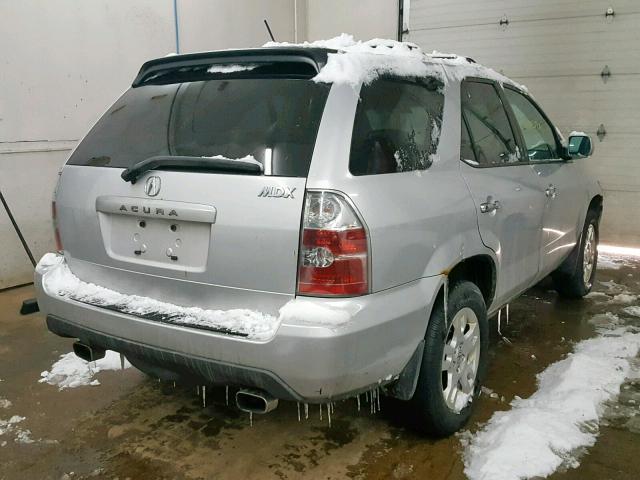 2HNYD18654H515271 - 2004 ACURA MDX TOURIN SILVER photo 4