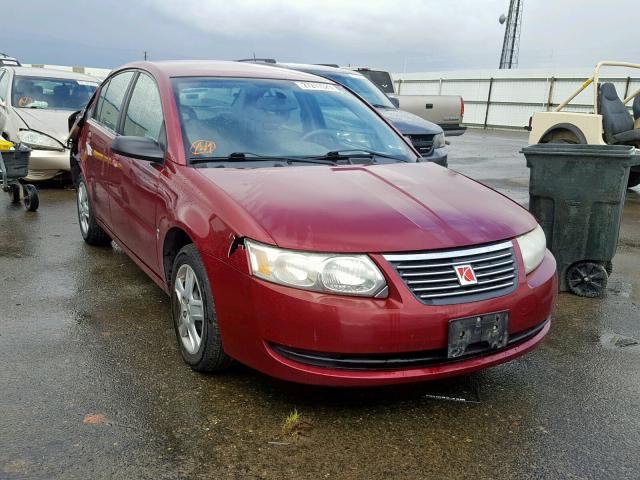 1G8AJ55F96Z190682 - 2006 SATURN ION LEVEL BURGUNDY photo 1