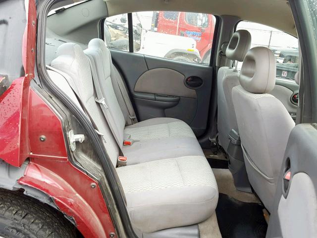 1G8AJ55F96Z190682 - 2006 SATURN ION LEVEL BURGUNDY photo 6