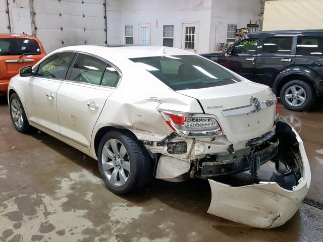 1G4GH5E39CF354099 - 2012 BUICK LACROSSE P WHITE photo 3