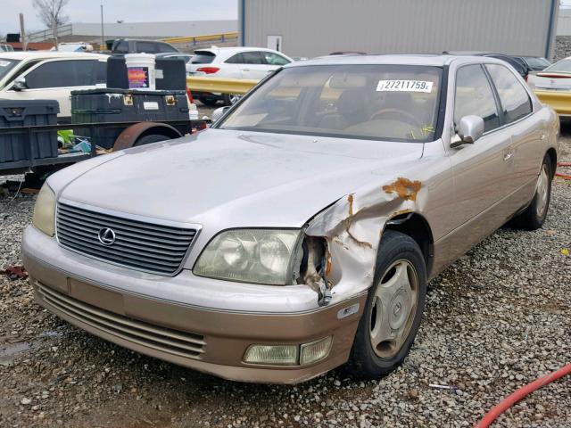 JT8BH28F9W0130517 - 1998 LEXUS LS 400 TAN photo 2